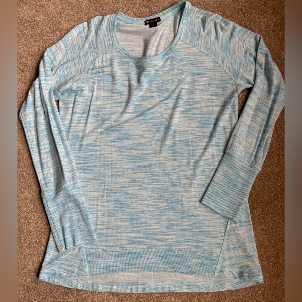 Women's Champion Baby Blue Long Sleeve Top